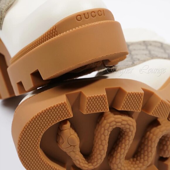 NEW GUCCI Apollo GG Supreme Canvas Leather Platform Ankle Bootie EU 41.5/US 11.5 - Picture 7 of 15